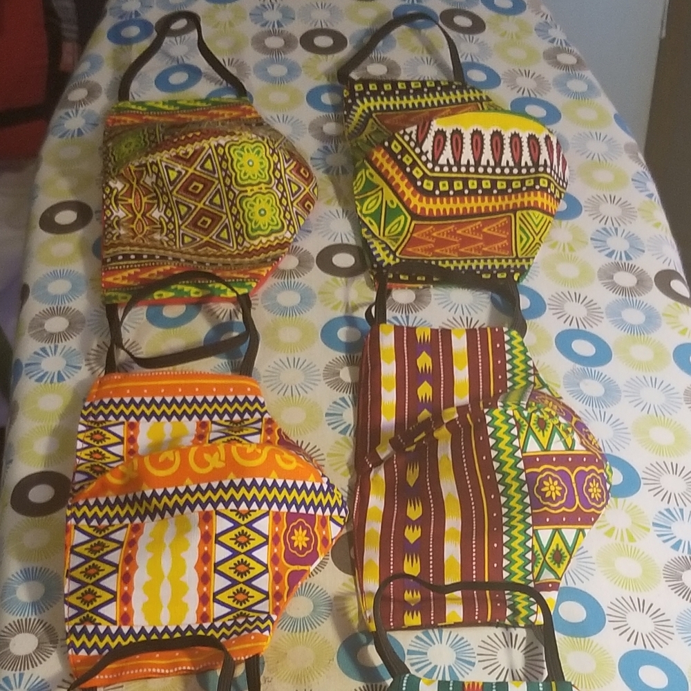 African Pride Reversible Face Masks